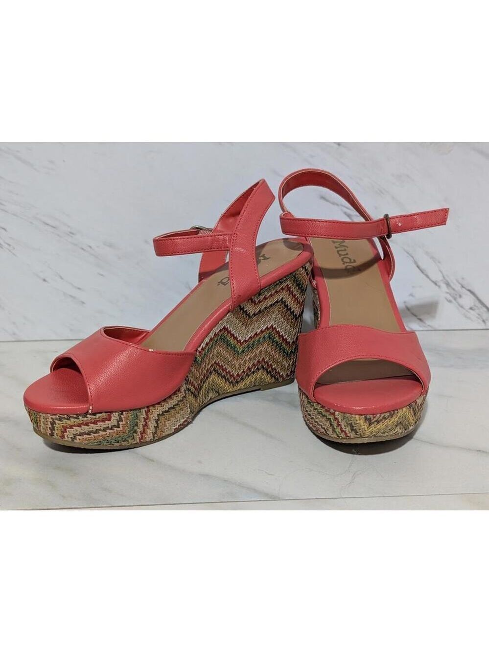 Mudd Women's Coral Wedge Sandals Size 6 Medium